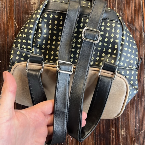 NWT MCR Leather Hieroglyphic Backpack Hot Topic - Picture 5 of 5